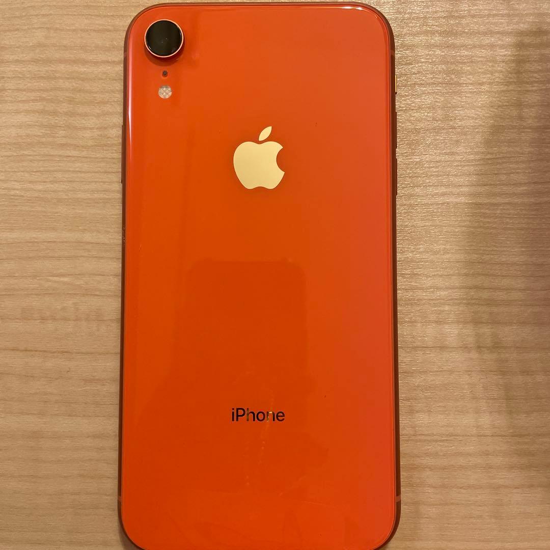 iPhone XR Coral コーラル 64GB au(SIMロック解除済) - メルカリ