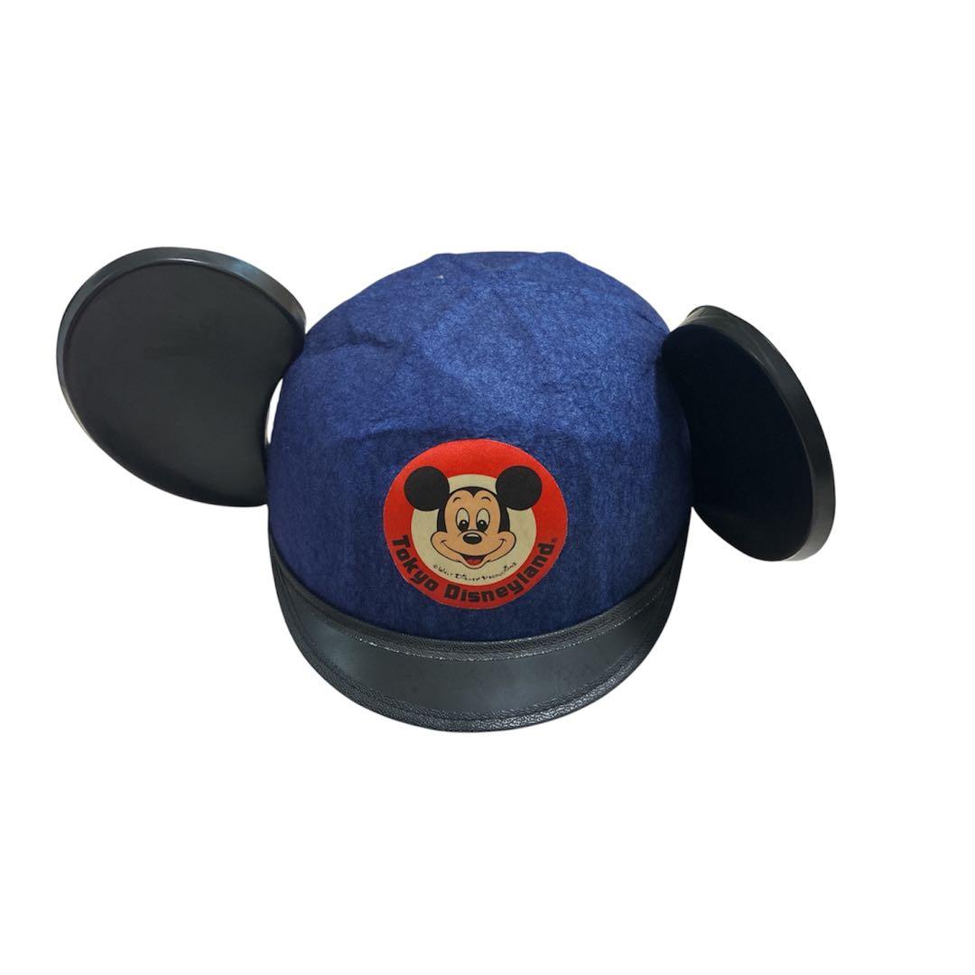 東京ディズニーランド初期 Mickey ミッキー 帽子 青 80年代 - メルカリ