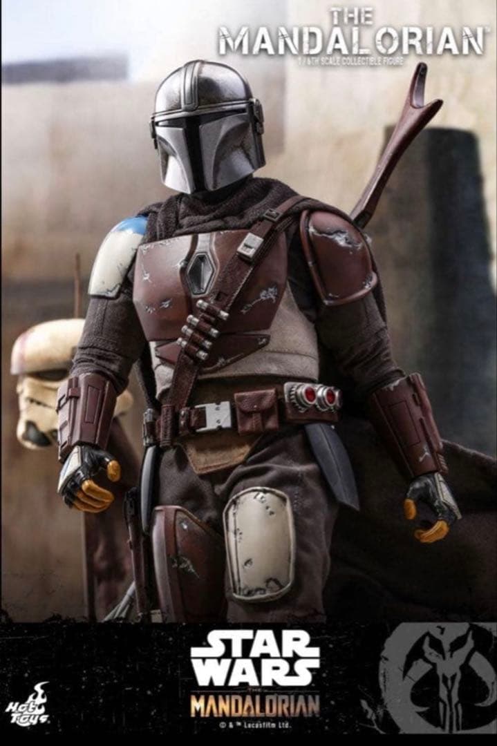 【美品】ホットトイズ　1/6スケールフィギュア マンダロリアン TMS007 ホットトイズ TMS007『ザ・マンダロリアン』マンダロリアン 1/6