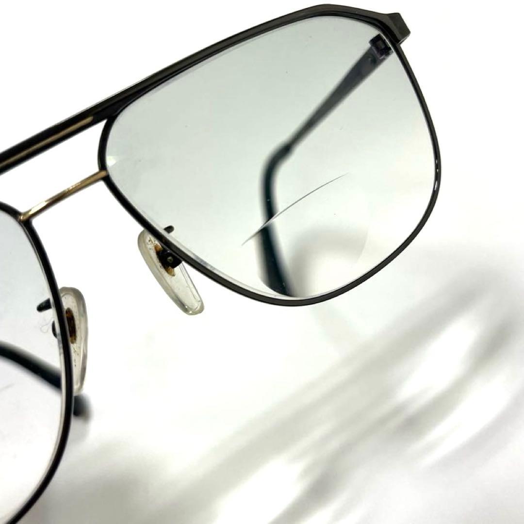 【K18刻印あり】《NEW YORK COLLECTION》チタン　度入りメガネ