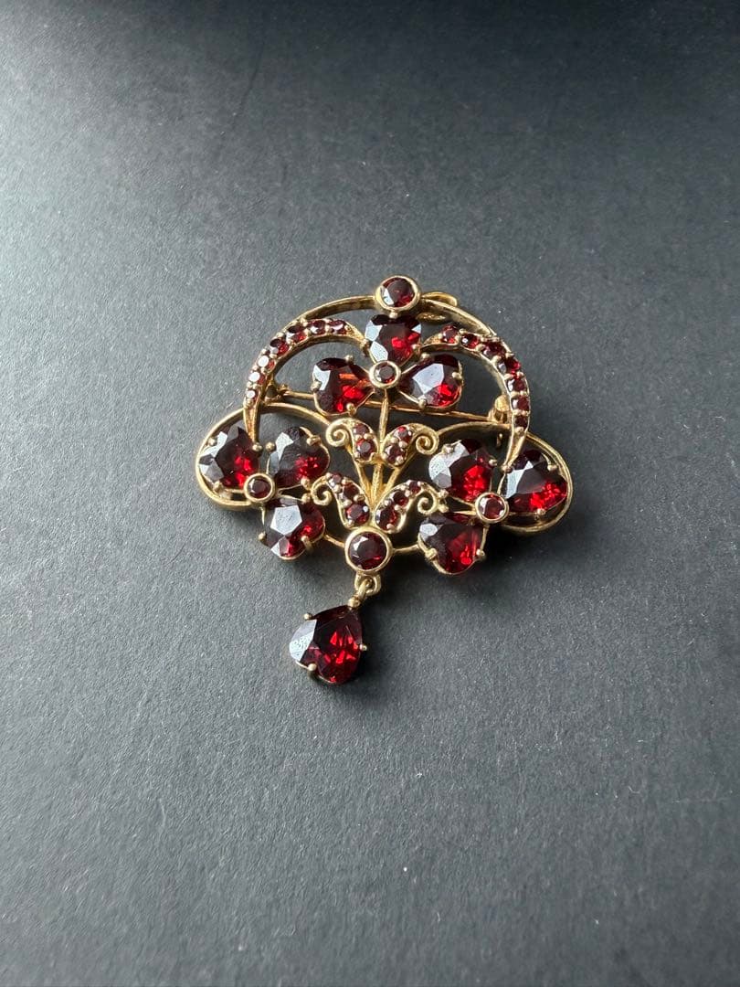 碌山ジュエリー　ガーネット　ブローチ　ペンダントトップ　silver925 楽天市場】【碌山】 シルバー ガーネット ブローチ&ペンダントトップ