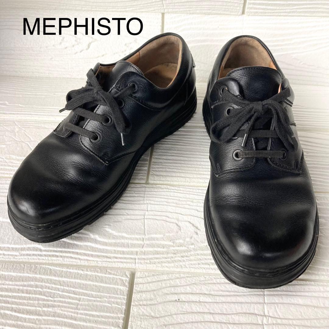 Mephisto メフィスト レースアップシューズ 革靴 コンフォート 26 黒