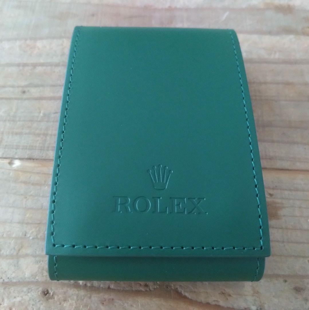 ロレックス ROLEX トラベルポーチ レザー - メルカリ