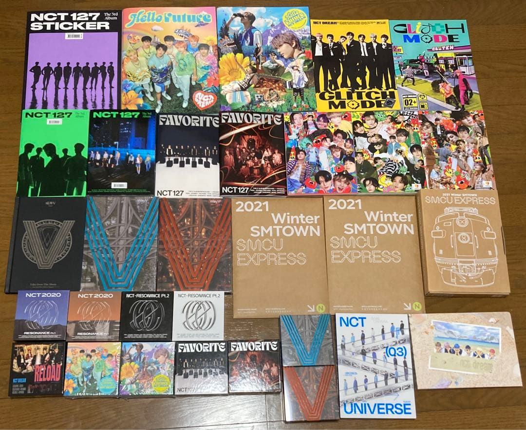 NCT 127 DREAM WayV アルバム キノ まとめ売り 31点 NCT 127 DREAM WayV アルバム キノ まとめ売り 31点 NCT 127 DREAM
