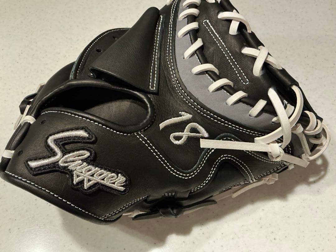 新品未使用 久保田スラッガー 軟式 オーダー キャッチャーミット KSM038 久保田スラッガー 軟式 ミット キャッチャーミット 捕手用 KSM-038