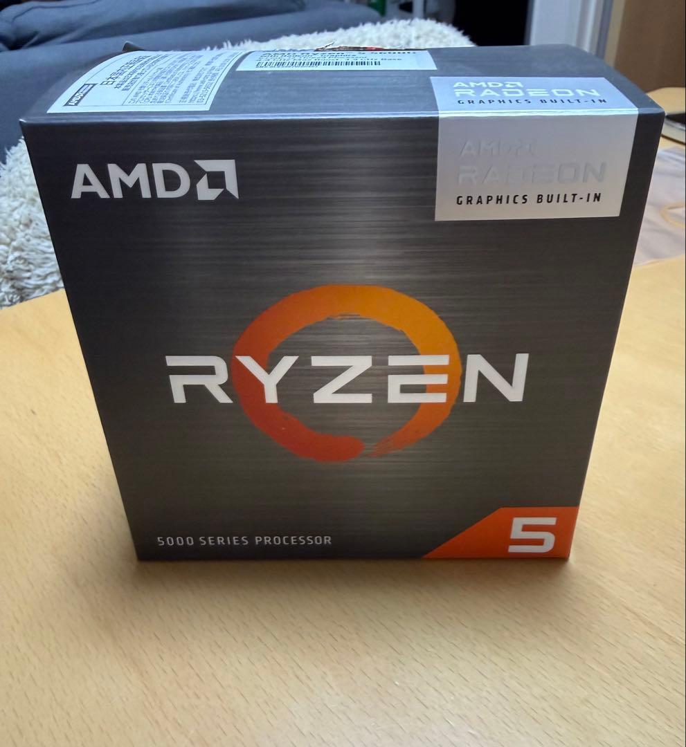 CPU AMD Ryzen 5 5600G CPU Amazon | AMD Ryzen 5 5600G with Wraith Stealth cooler 3.9GHz 6コア