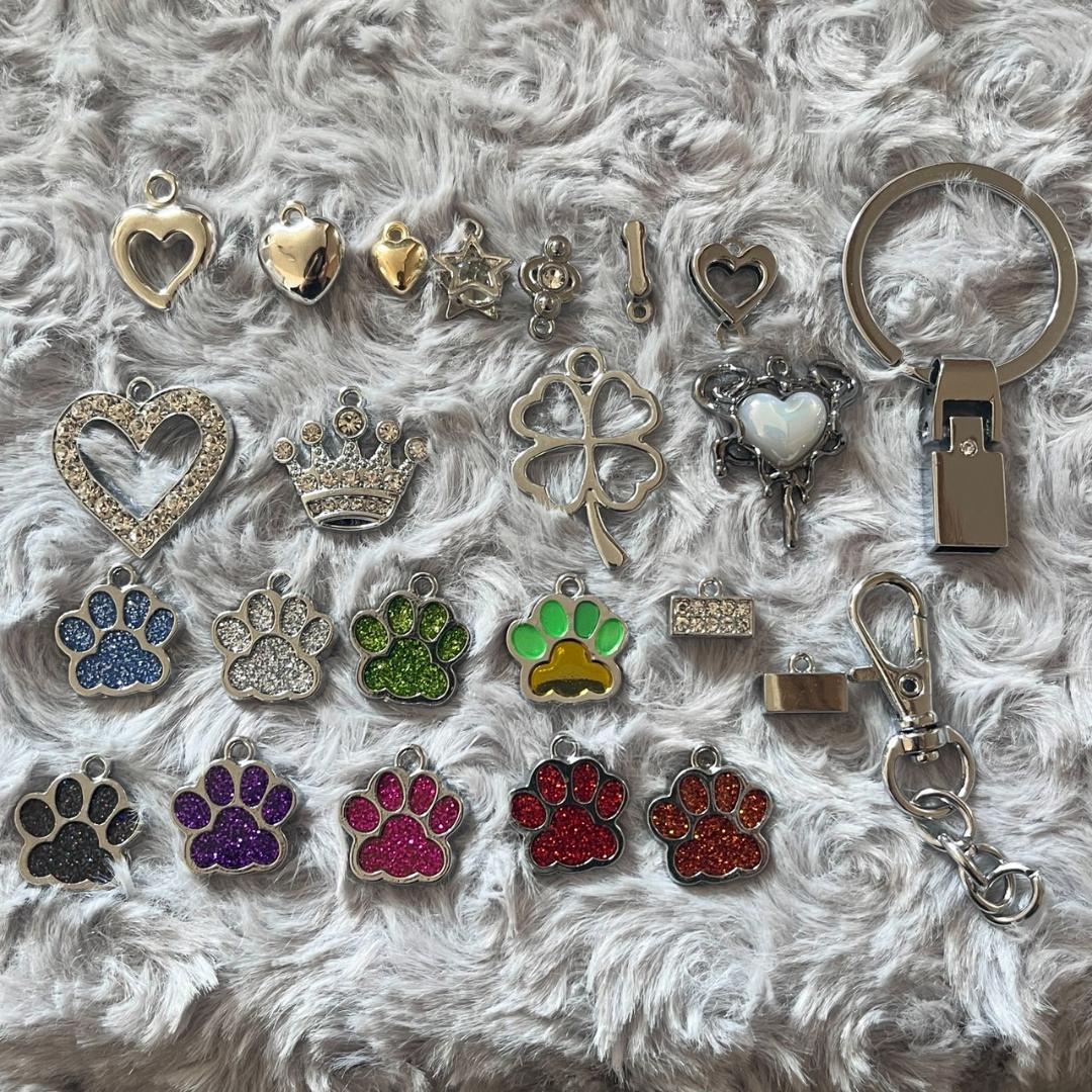 snowman ネームタグキーホルダー イニシャルブレスレット キーリング