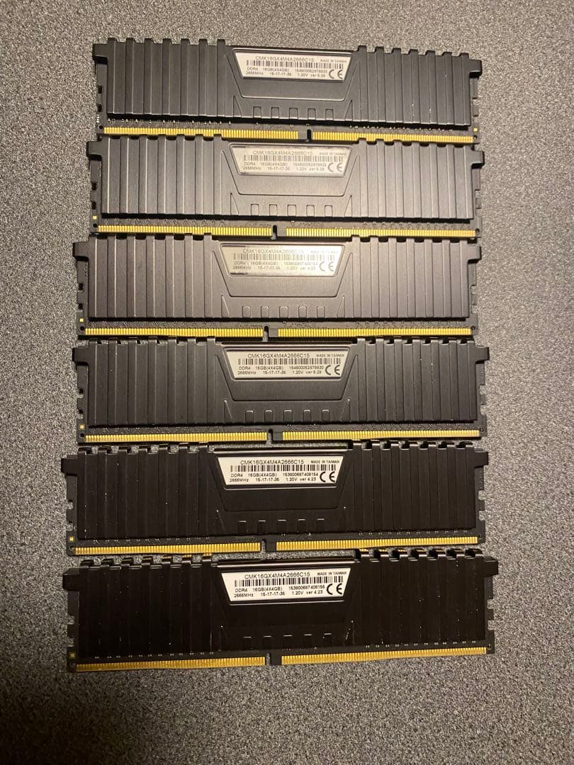 Corsair Vengeance LPX DDR4 4GB×6 動作未確認 - メルカリ