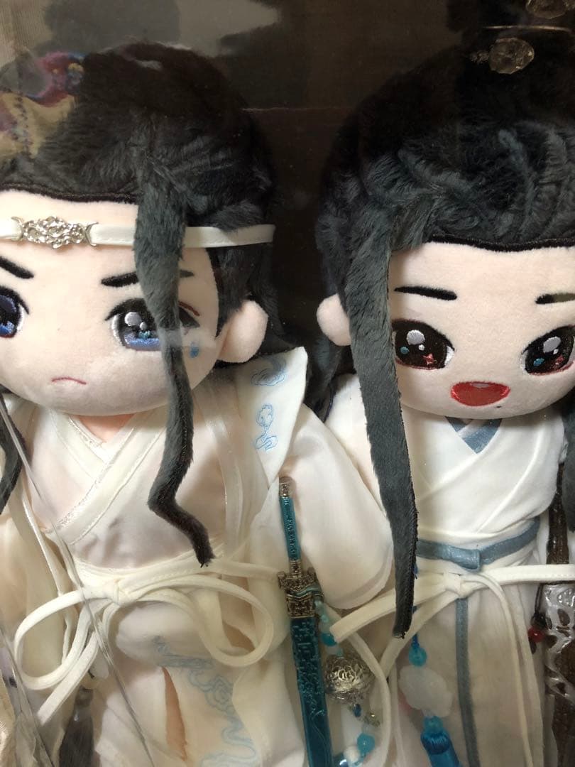 陳情令　座学時代　藍湛　魏嬰　ぬいぐるみ 40cm + 衣装一式　 肖戦 王一博 陳情令 座学時代 藍湛 魏嬰 ぬいぐるみ 40cm + 衣装一式 肖戦 王一博