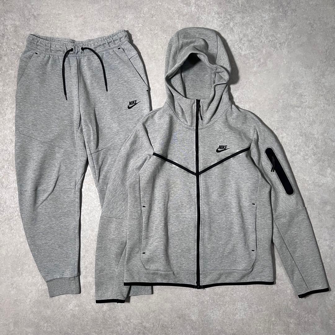 NIKE ナイキ テックフリース セットアップ グレー 上L下M - メルカリ