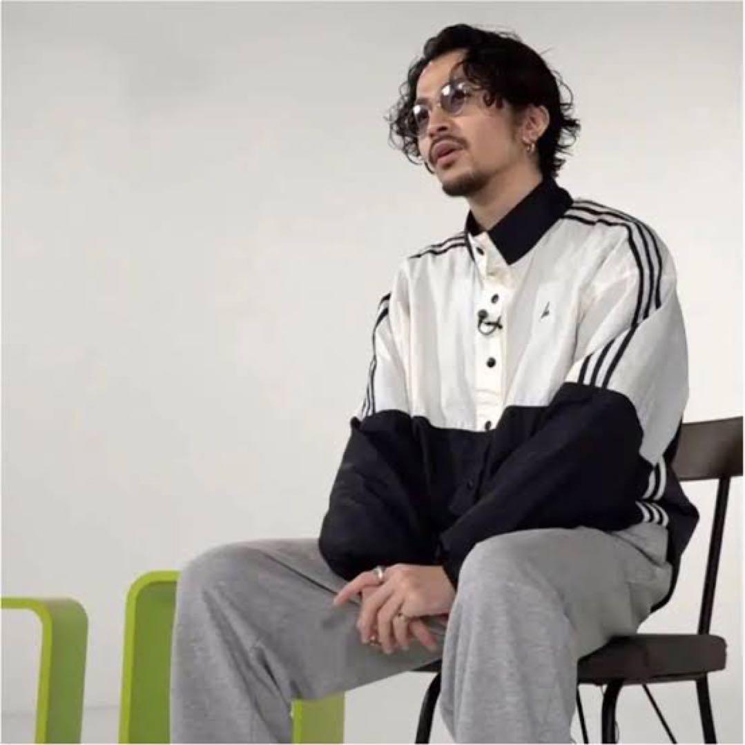 adidas 常田大希 着用 風 ナイロンジャケット - メルカリ