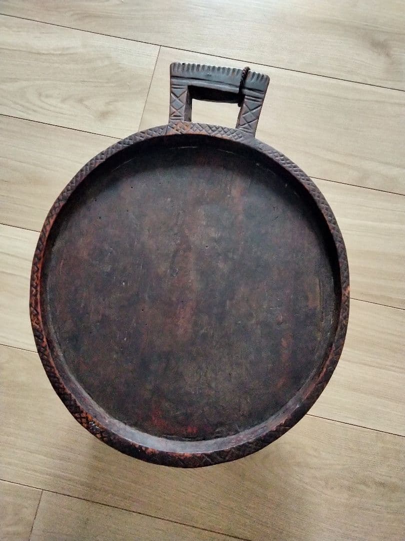 エチオピアコーピーテーブル エチオピア コーヒーテーブル 大 直径40cm｜KANKAN ONLINE SHOP【公式】