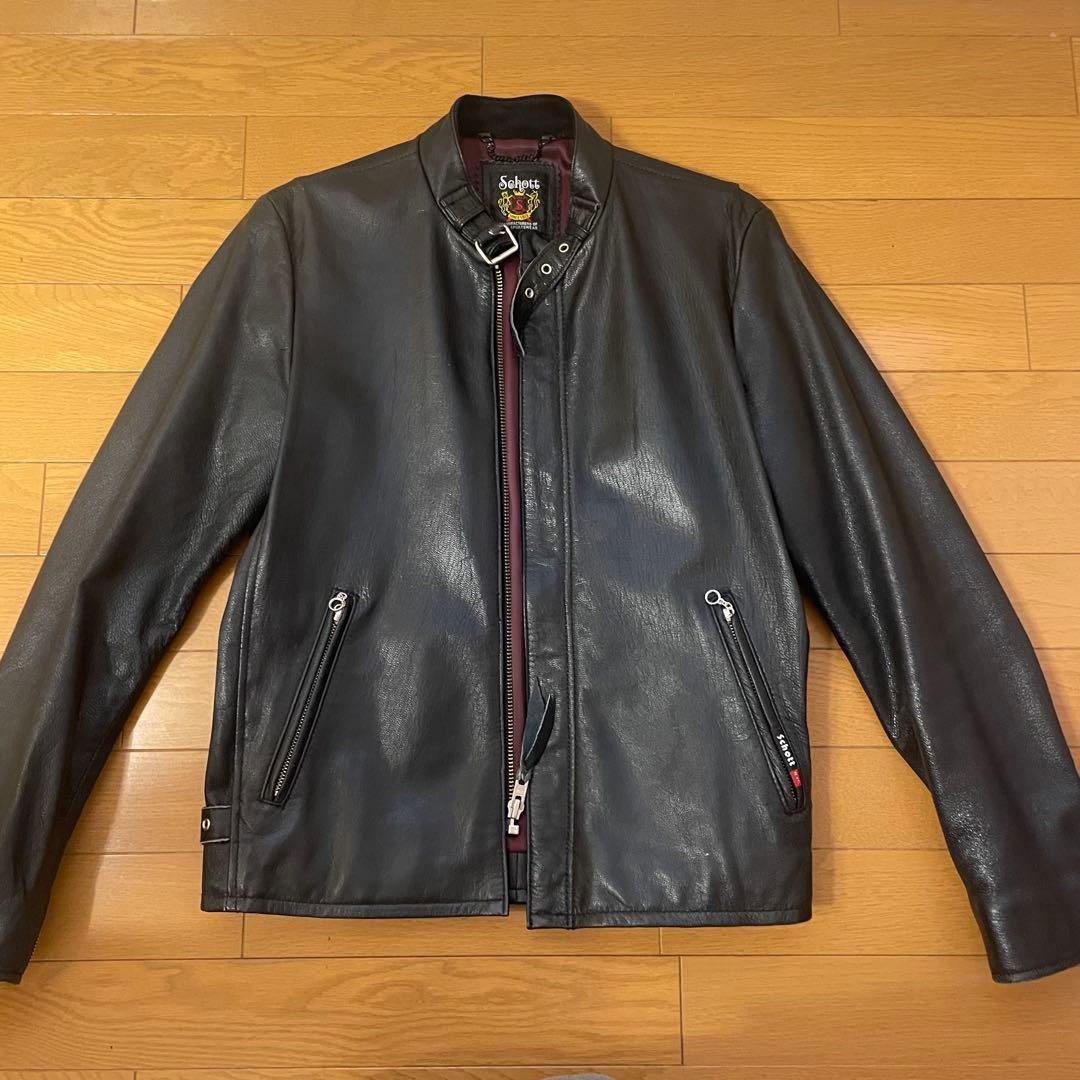 Schott シングルライダース　山羊革 楽天市場】schott シングルライダース（メンズファッション）の通販