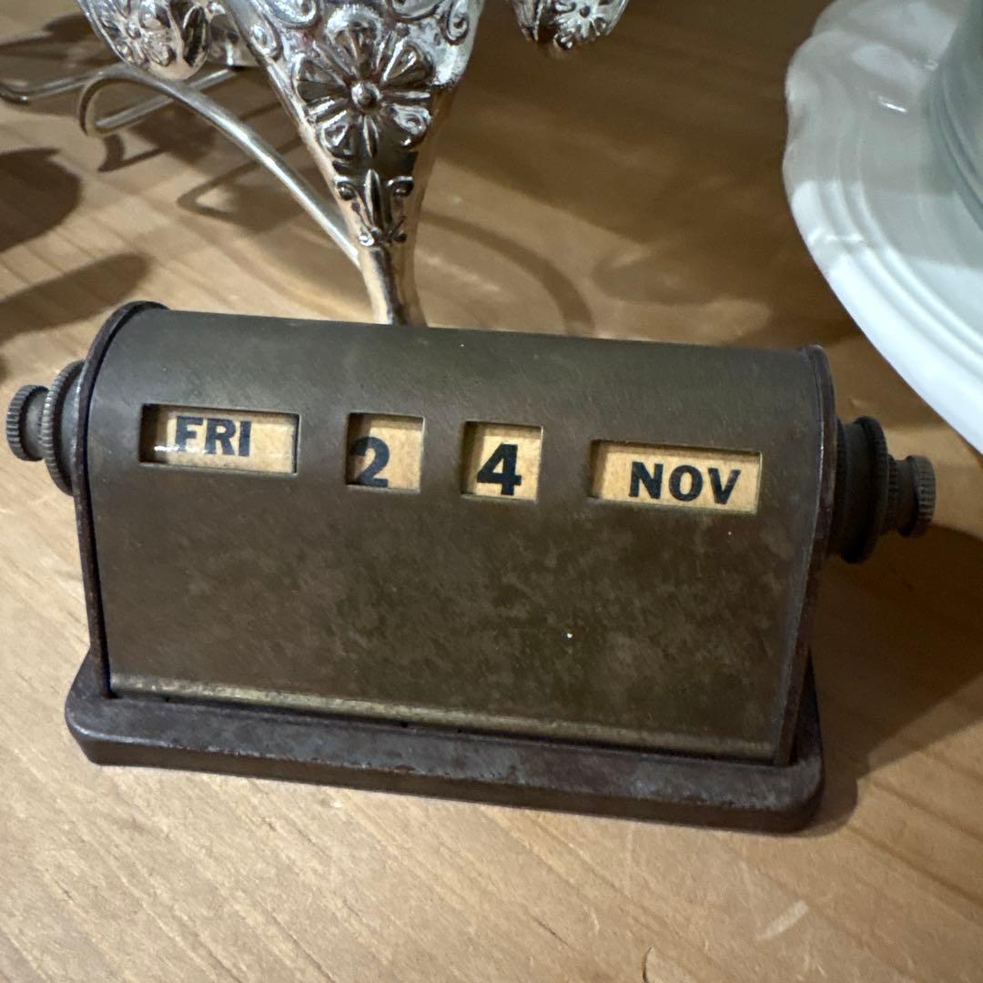 アンティーク 万年カレンダー パークシャーマン VINTAGE ANTIQUE DESK CALENDAR PARK SHERMAN ヴィンテージ