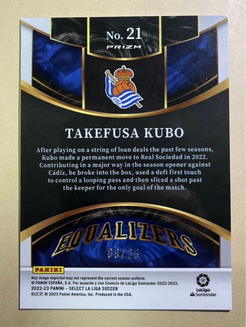 25枚限定！久保建英 TAKEFUSA KUBO 2022-23 - メルカリ