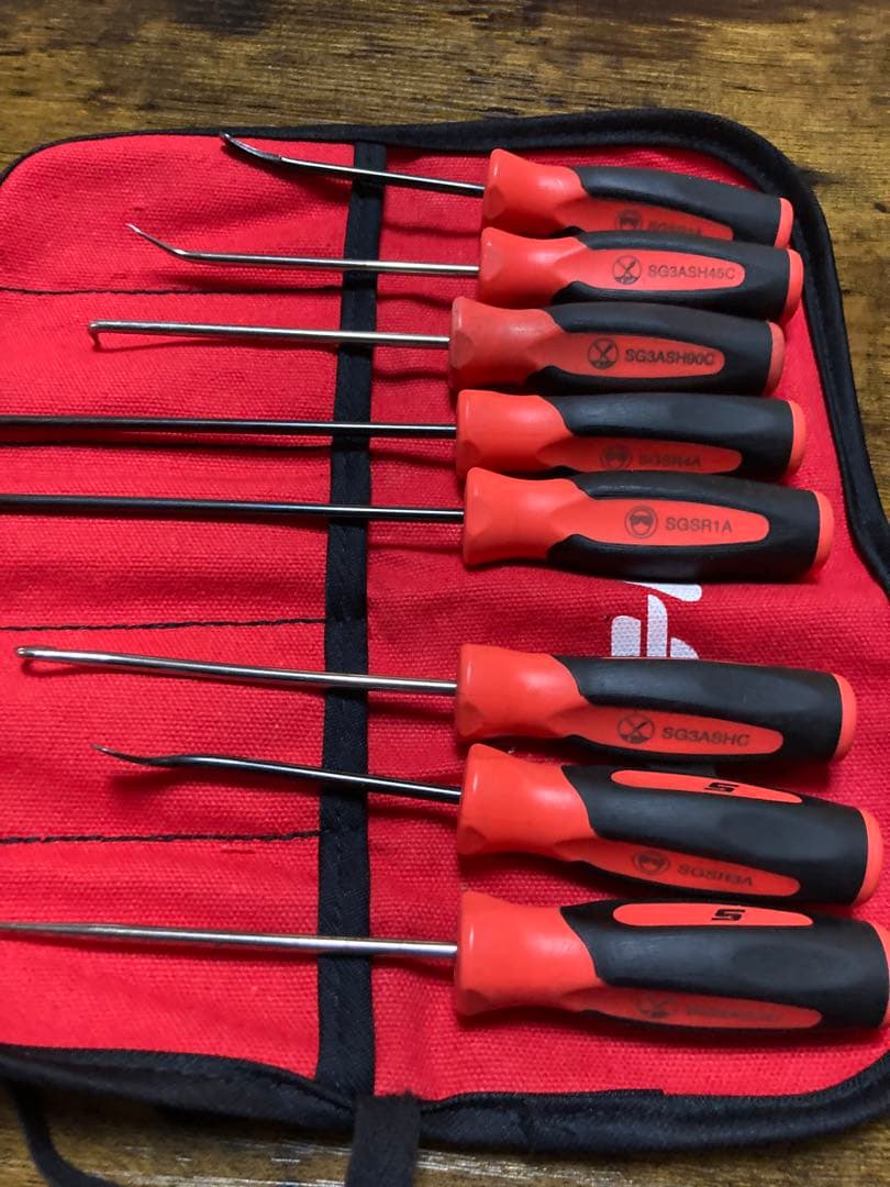 snapon ピックツールセット　ケース付き　スナップオン SnapOn (スナップオン) ミニツールセット ピックツール・スクリュー