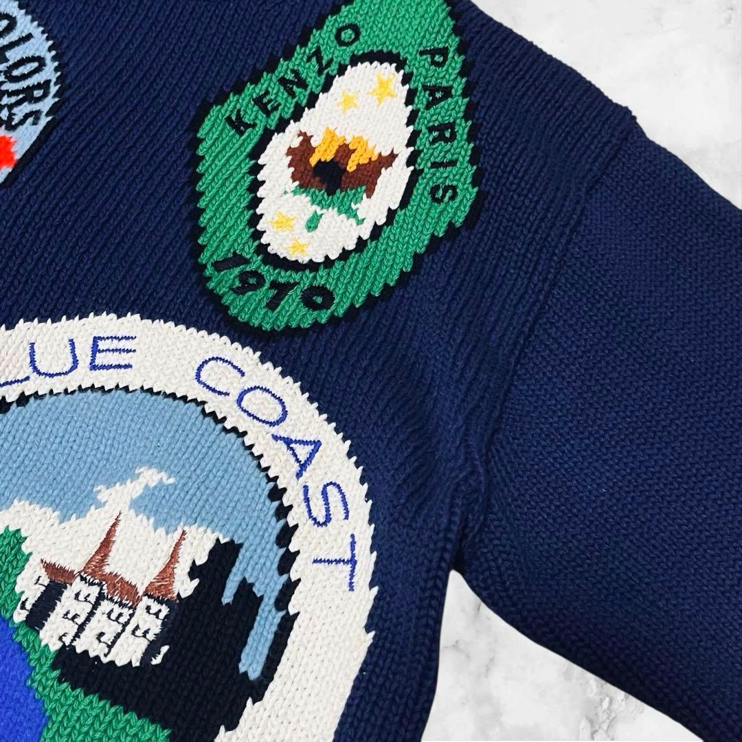 美品✨ ケンゾー 手刺繍 ニットセーター KENZO Travel 24SS - メルカリ