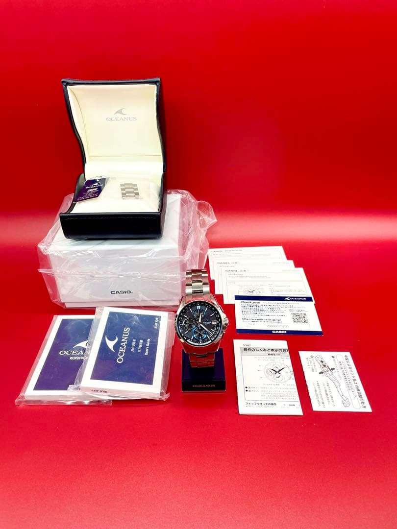 オシアナス　CASIO T2600 電波ソーラー　メンズ　腕時計 OCEANUS オシアナス クラシックライン OCW-T2600-1AJF メンズ 腕時計