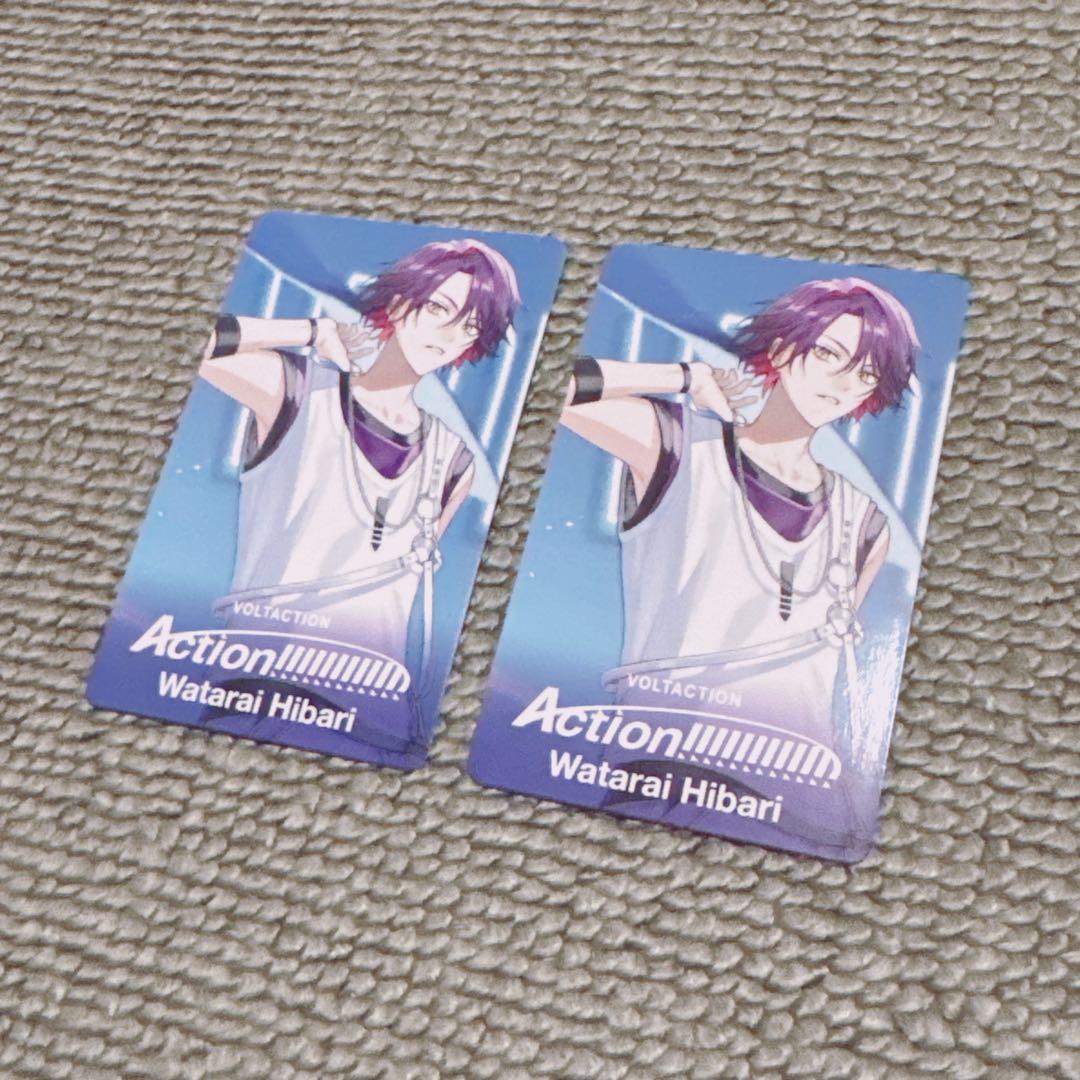 にじさんじ 渡会雲雀 VOLTACTION アルバム フォトカード 2枚 特典