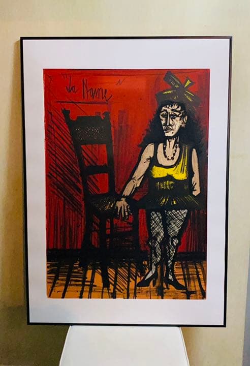 希少！★ベルナール・ビュッフェ 〜サーカスシリーズ  オリジナルリトグラフ版画 ベルナール・ビュッフェ サーカスシリーズ <私のサーカス>リトグラフ