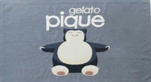 ジェラピケ　ポケモン　ベビモコジャガードブランケット　ネイビー　カビゴン gelato pique】ベビモコジャガードブランケット ネイビー ｜【公式