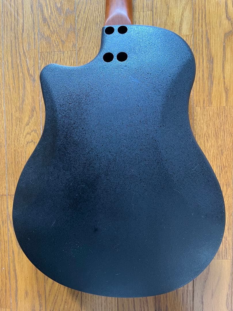 SPOWERオベーションタイプのアコースティックギター 虎目G