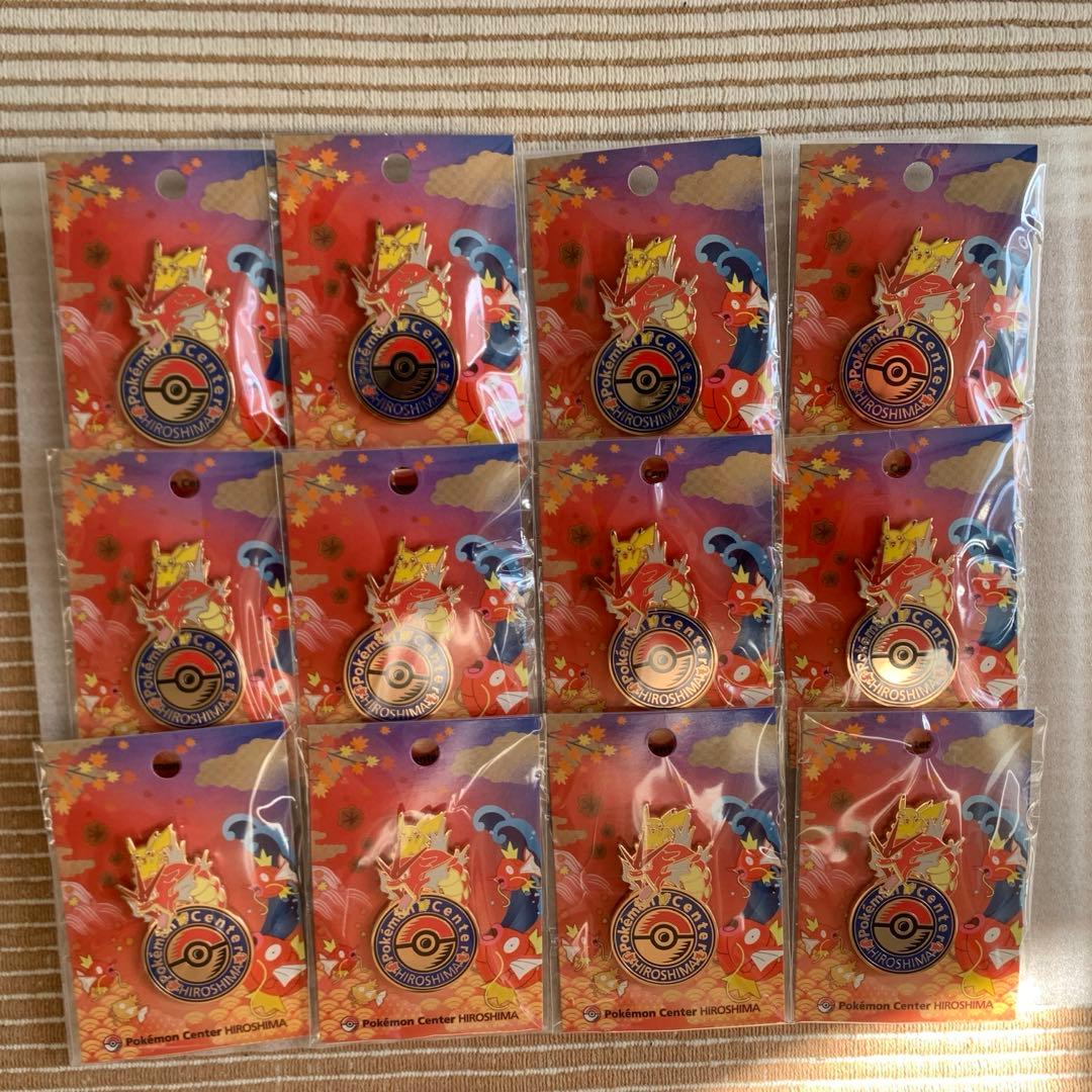 限定販売】ポケモンセンターヒロシマ 広島 ロゴピンズ ポケモン 12個セット