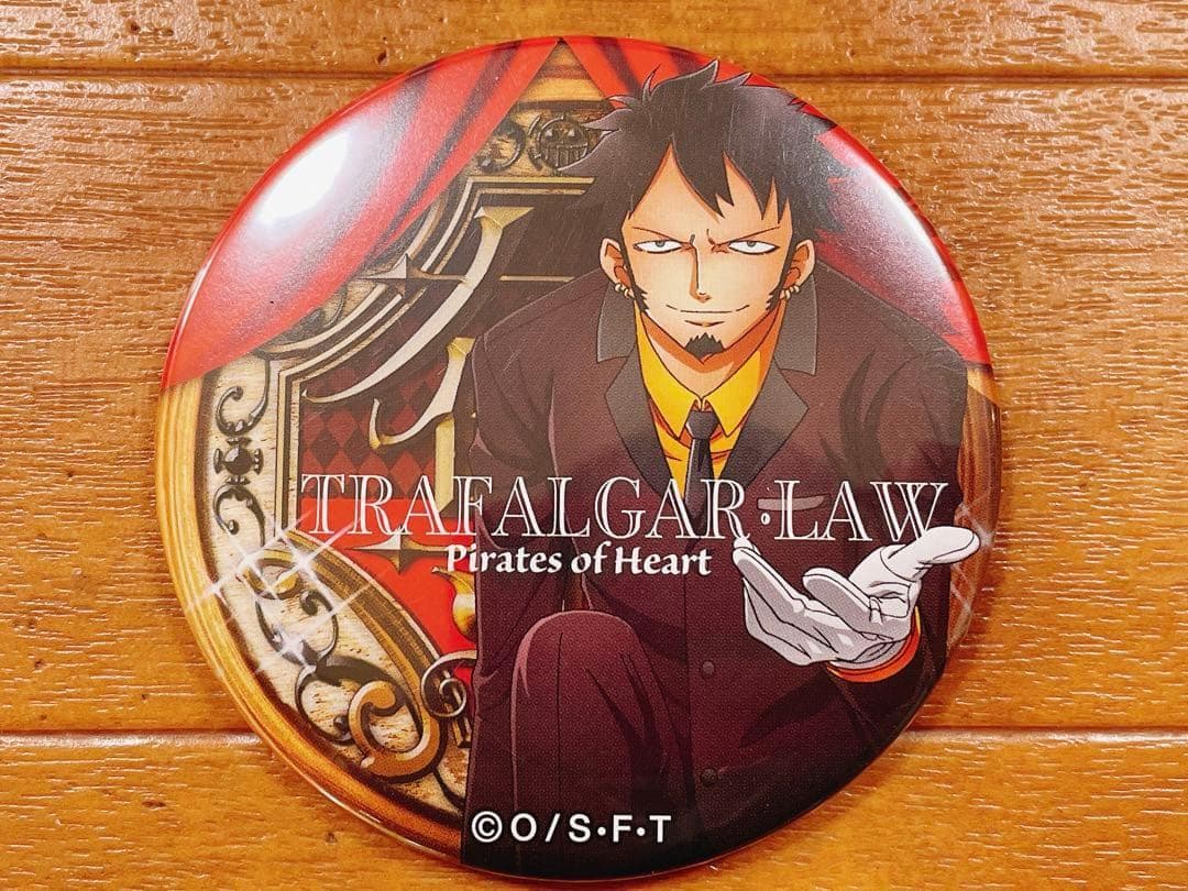 ワンピース トラファルガー・ロー 輩缶バッジ 麦わらストア 第9弾