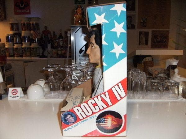 レア物！昭和レトロ 映画 シルベスタースタローン人形 ロッキー4