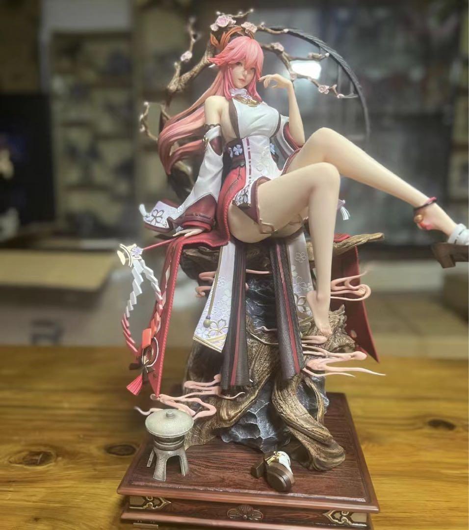 原神 八重神子 RO フィギュア ガレージキット ガレキ スタチュー