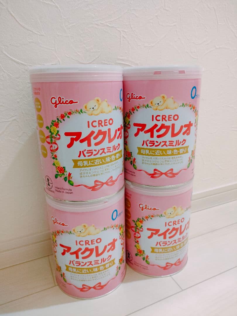 Glico アイクレオ バランスミルク 4缶セット Amazon.co.jp: アイクレオ バランスミルク 800g×4缶 【0ヵ月~1歳頃
