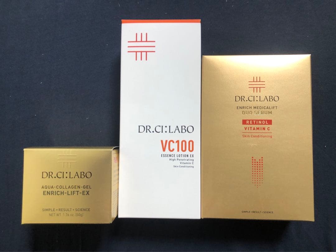【購入前にコメントください】ドクターシーラボ　クリーム/化粧水/美容液セット Dr.Ci：Labo（ドクターシーラボ） New VC100 エッセンスローション EX