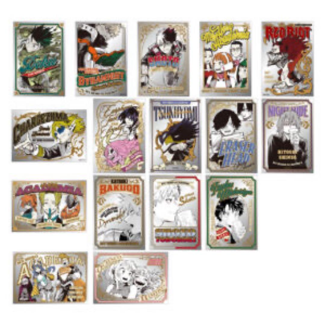 ヒロアカ原画展 パブミラー風アクリルステッカーコレクション 全種