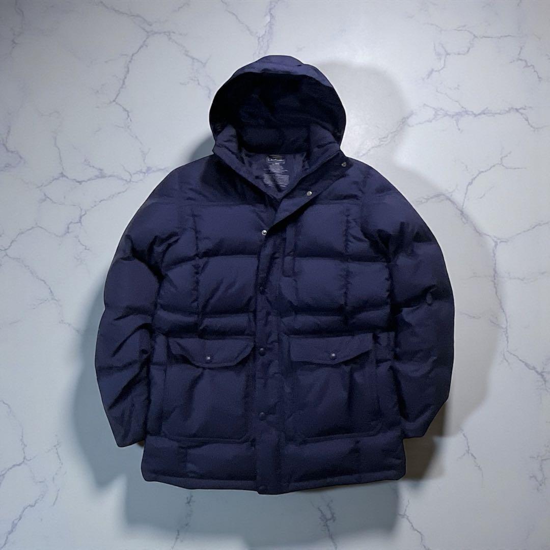 【hiro】　L.L.Bean 肉厚 ダウンジャケット L ネイビー