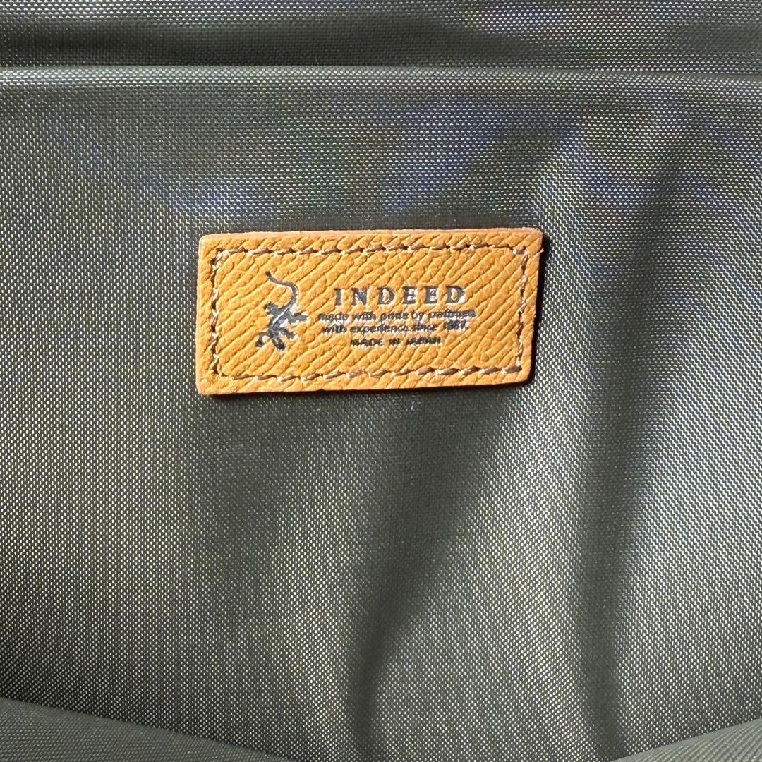 《美品》INDEED インディード ビジネスバック ブリーフケース 収納多め