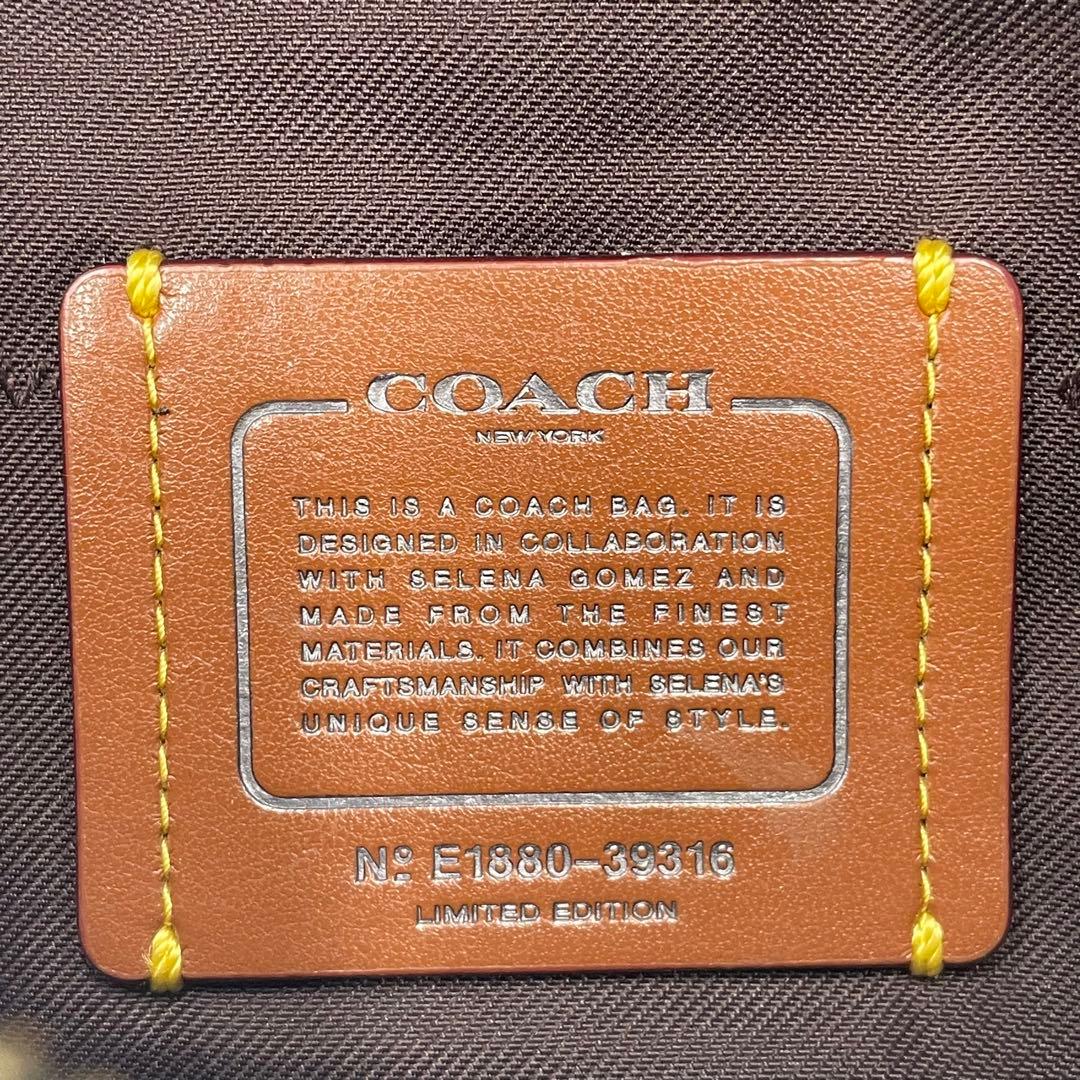 美品】コーチ ボディバッグ ウィズバニー セレーナゴメス 限定