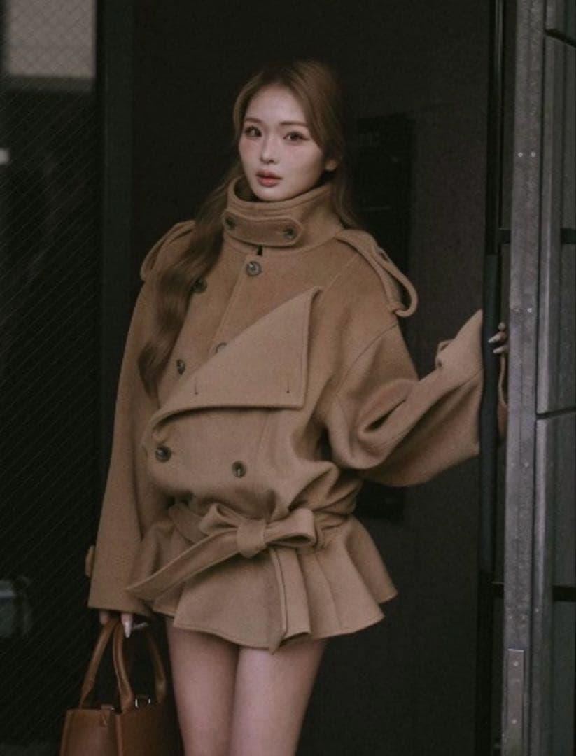 Darich ダーリッチ　ドロップショルダージャケットコート　CAM キャメル ドロップショルダージャケットコート – Darich (ダーリッチ)