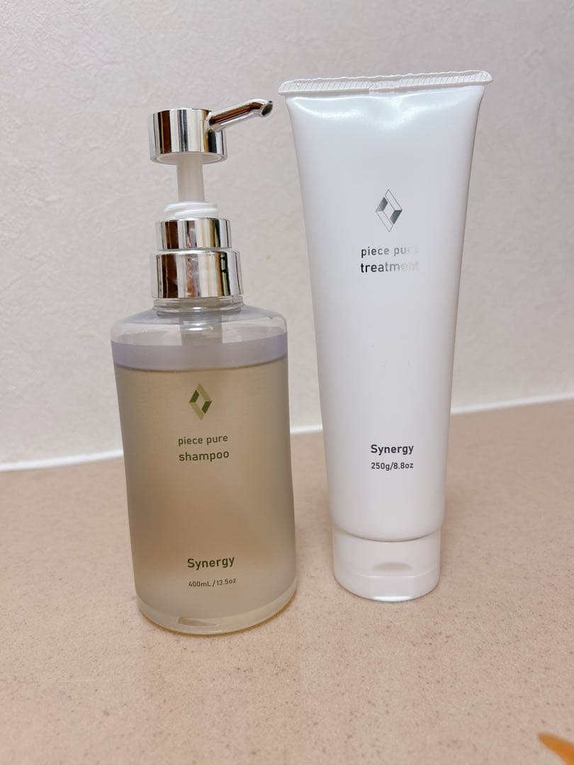 synergy ピースピュアシャンプー400ml &トリートメント250g - メルカリ