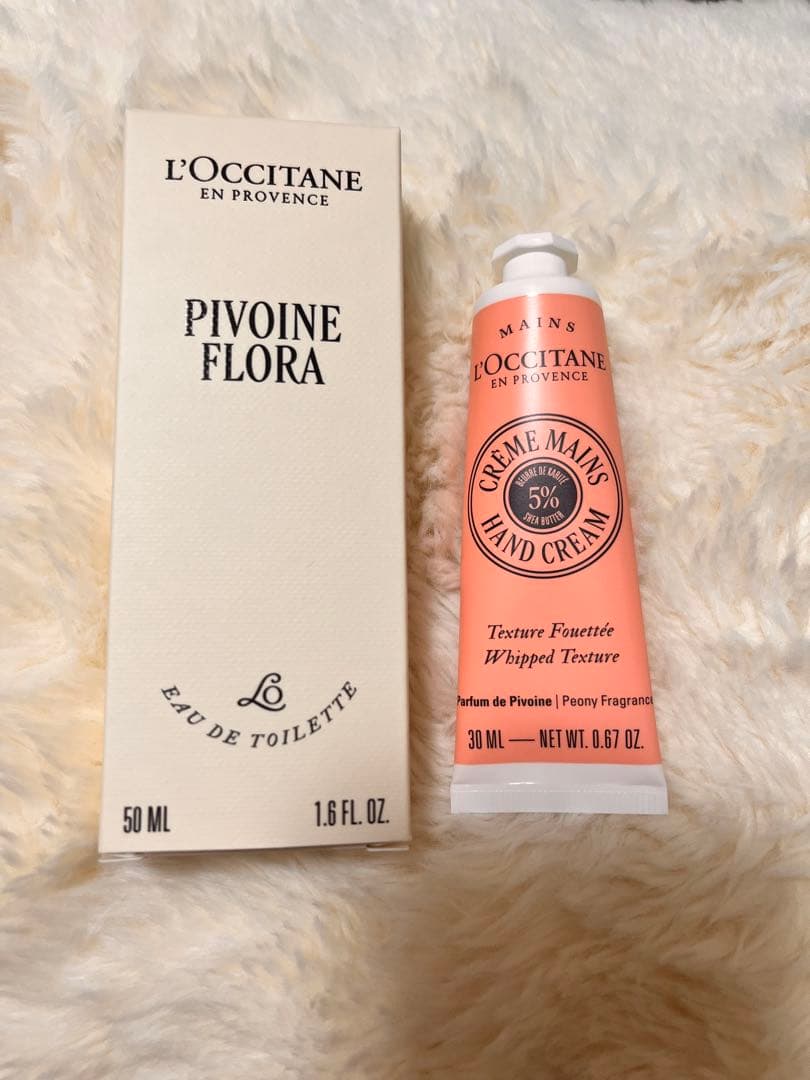 L'Occitane Pivoine Flora 香水とハンドクリームセット L'Occitane Pivoine Flora 香水とハンドクリームセット - メルカリ
