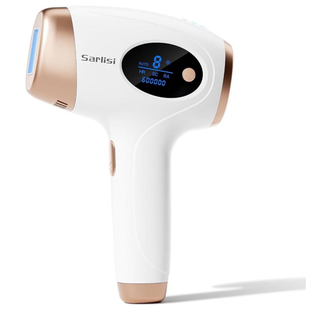 Sarlisi 脱毛器 無痛脱毛 自動照射 60万発9段階 全身適用 vio対応 Amazon | Sarlisi 脱毛器 無痛脱毛 自動照射 60万発9段階 全身適用 vio
