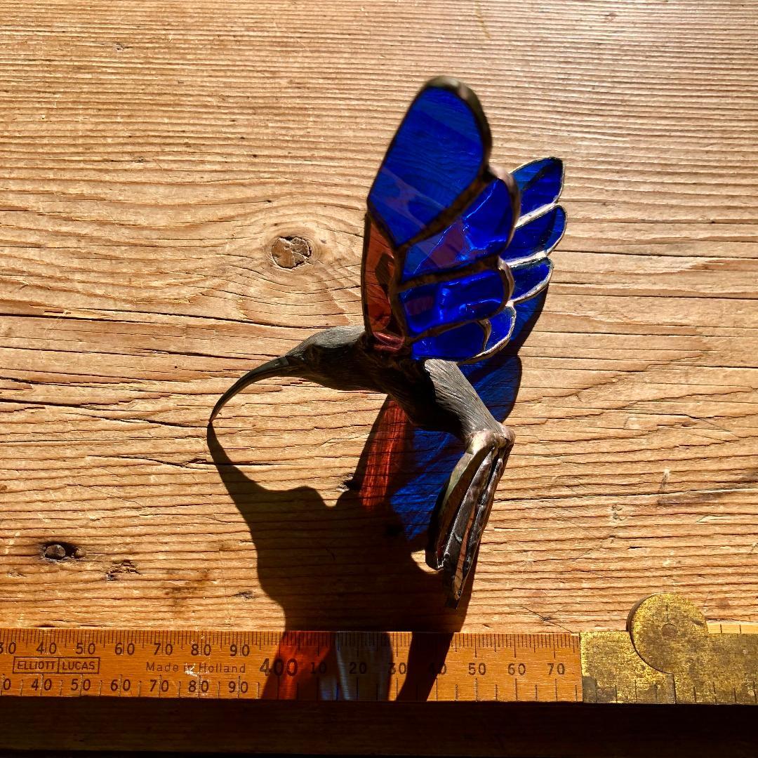 a*u様 ヴィンテージ　ハチドリ　ハミングバード　アメリカ製　ステンドグラス　モ