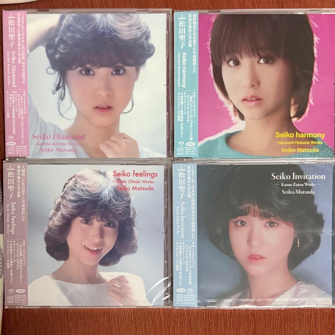 松田聖子 アルバム4枚セット+ 特典付き 先着特典終了/4枚セット 松田聖子 CD/Seiko Invitation+Seiko feelings