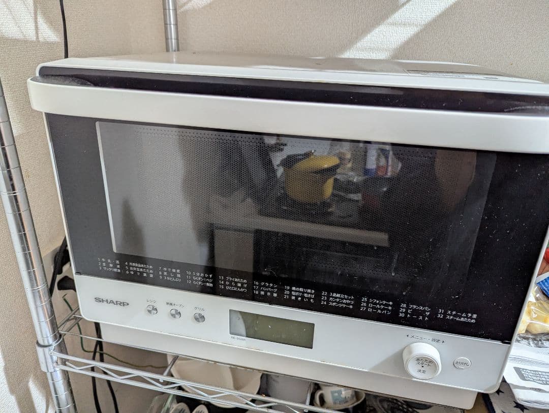 シャープ オーブンレンジRE-SS26B-W 2021年製 シャープ 過熱水蒸気オーブンレンジ RE-SS26Bを検証レビュー！オーブン