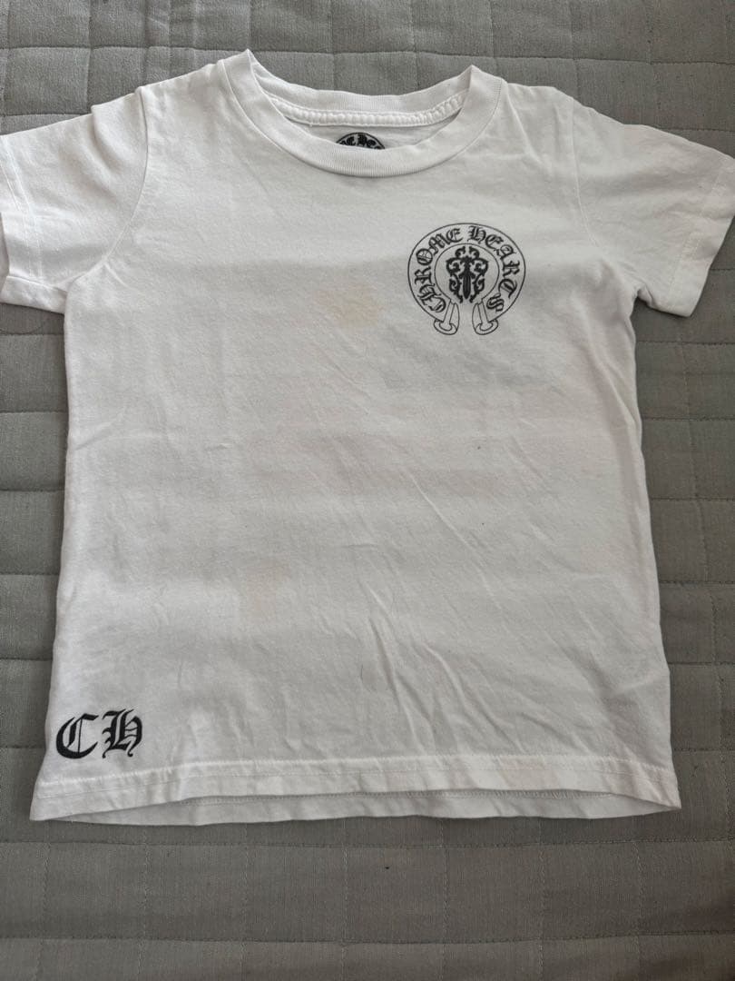 クロムハーツ 4T Tシャツ CHROME HEARTS(クロムハーツ) Cross Tire Track Tee クロス ティア