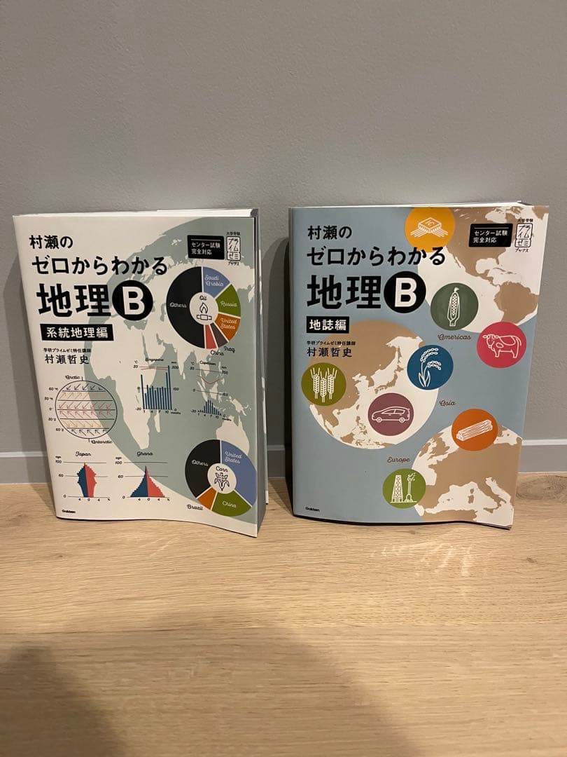 村瀬のゼロからわかる地理B 系統地理編＆地誌編2冊セット - メルカリ