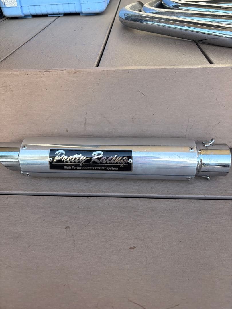 Pretty Racingマフラー イナズマ400 Amazon | PRETTY RACING製 イナズマ400 ショート管 70π マフラー
