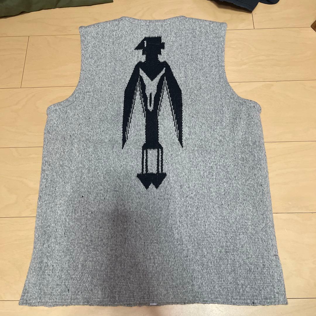 オルテガ チマヨベスト ヘザーグレー 36サイズ 特注デザイン