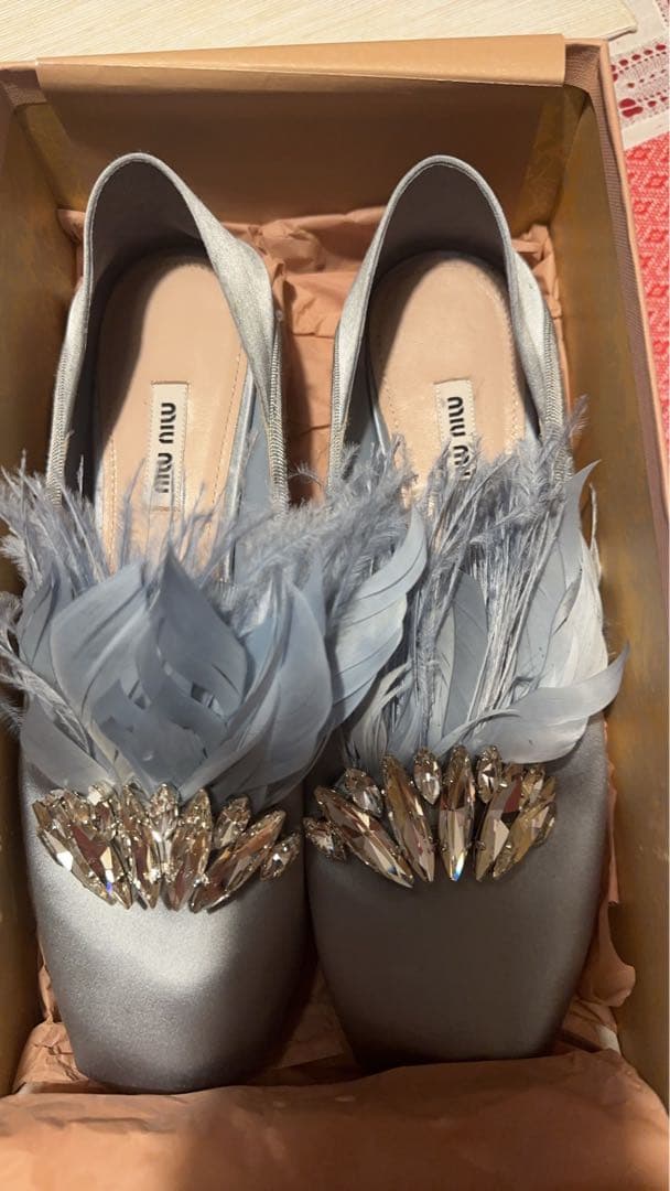 miumiu 羽根付きシューズ MIU MIU/ミュウミュウ通販 | New Balance X Miu Miu 530 SL スエード