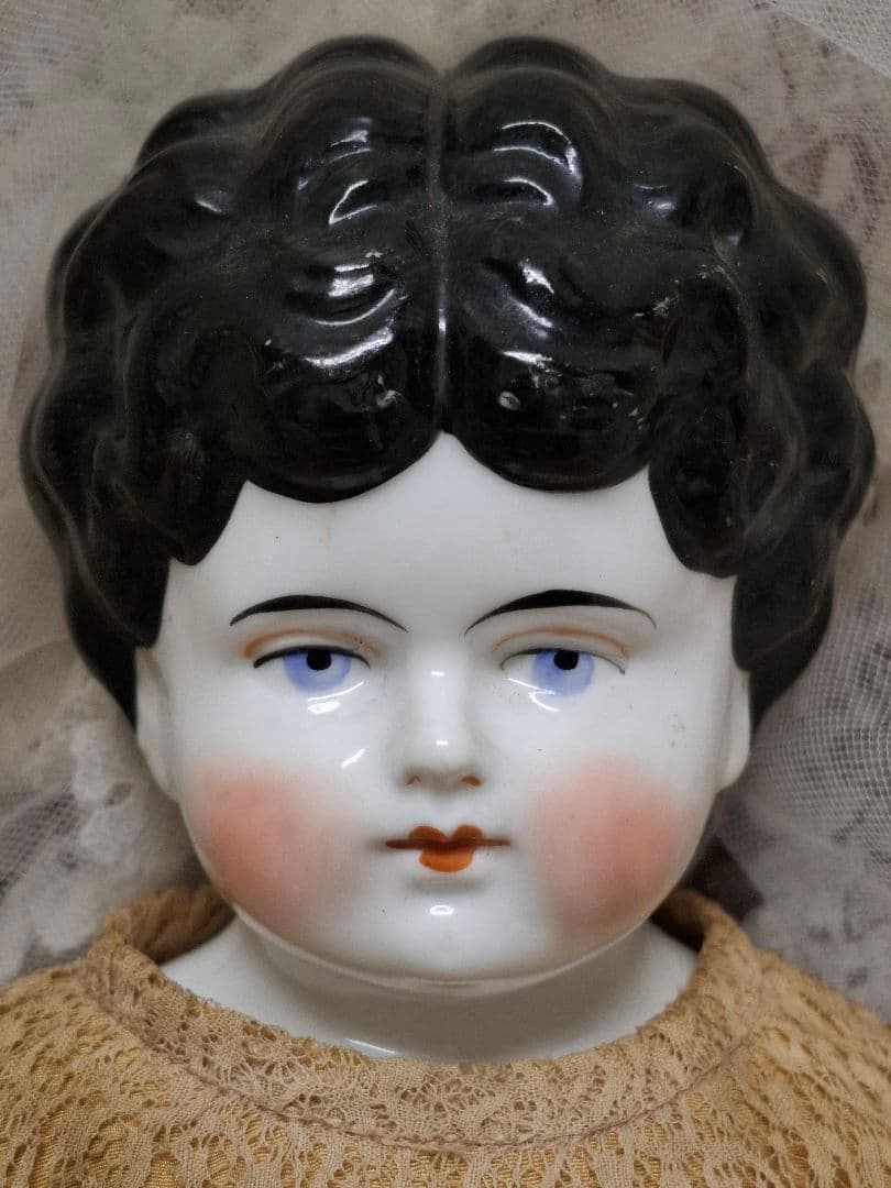 アンティーク☆チャイナヘッドドール☆ミニョネット☆ジュモー - メルカリ