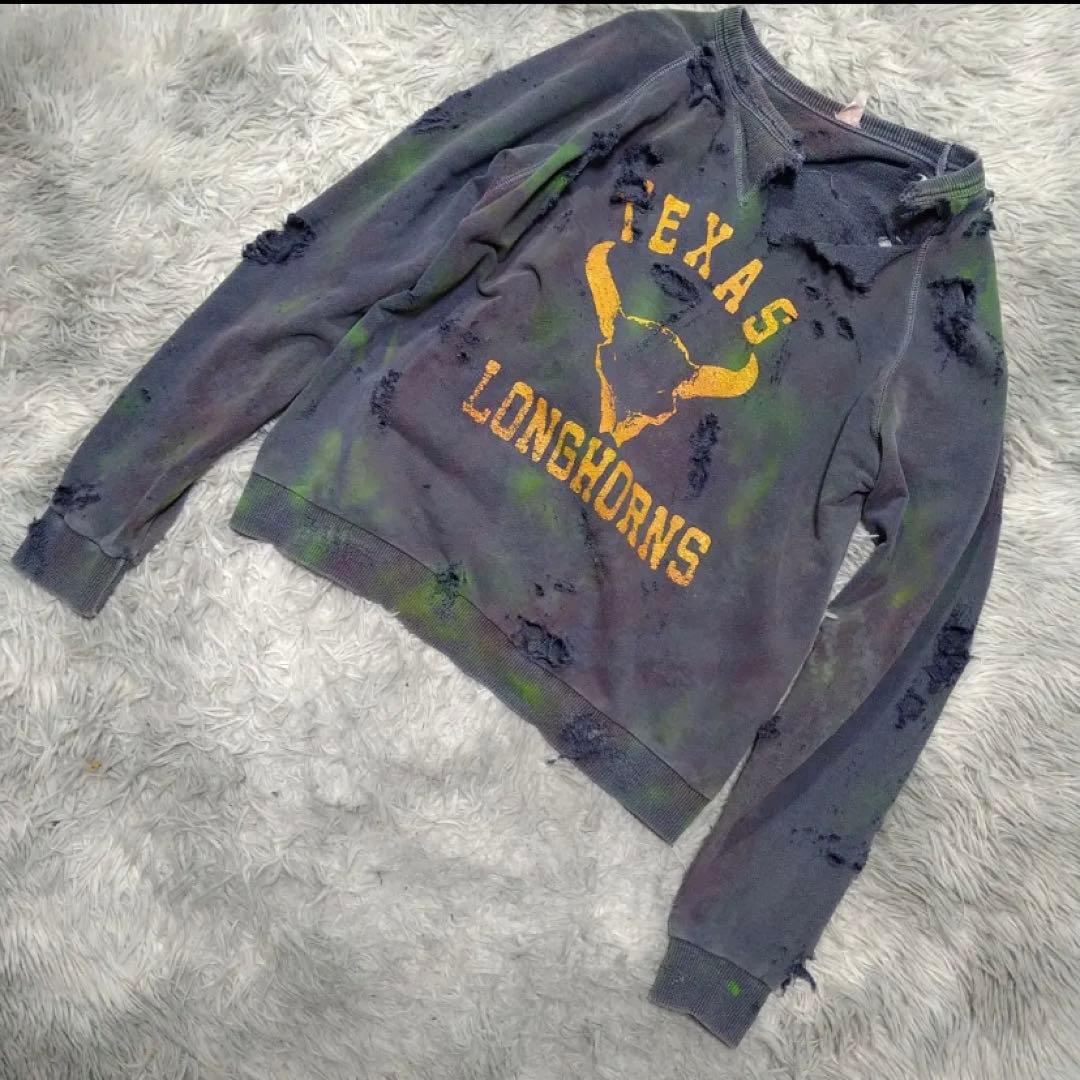 ダメージスウェット ボロ 常田大希 king gnu ヴィンテージ - メルカリ